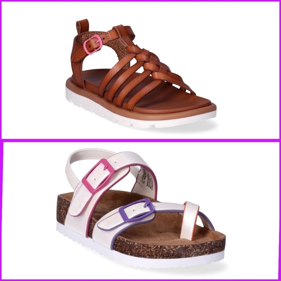 wonder nation Other - 🆕️ Girls Bundle Wonder Nation Gladiator & Strappy Sandals  Sz Y7 NWT